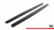 Seitenschweller Ansatz Cup Leisten für V.5 Seat Leon Cupra / FR / Standard Mk3 / Mk3 Facelift schwarz Hochglanz