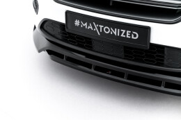 Cup Spoilerlippe Front Ansatz für Ford Kuga ST-Line Mk2 Facelift schwarz Hochglanz
