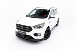 Street+ Spoilerlippe Front Ansatz passend für Ford Kuga ST-Line Mk2 FL schwarz Hochglanz