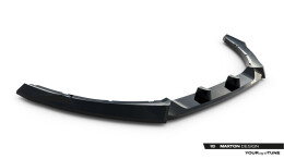Cup Spoilerlippe Front Ansatz für Ford S-Max ST-Line Mk2 Facelift schwarz Hochglanz