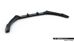 Cup Spoilerlippe Front Ansatz für Ford S-Max ST-Line Mk2 Facelift schwarz Hochglanz