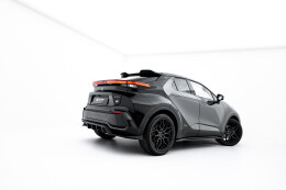 Heck Spoiler Aufsatz Abrisskante für Toyota C-HR Mk2 schwarz Hochglanz