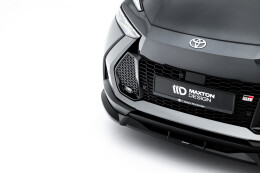 Cup Spoilerlippe Front Ansatz für Toyota C-HR Mk2 schwarz Hochglanz