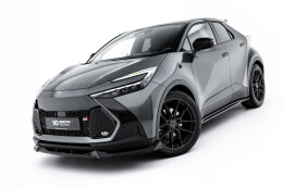 Cup Spoilerlippe Front Ansatz für Toyota C-HR Mk2 schwarz Hochglanz