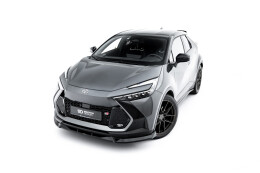 Cup Spoilerlippe Front Ansatz für Toyota C-HR Mk2 schwarz Hochglanz