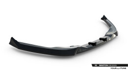 Cup Spoilerlippe Front Ansatz für Toyota C-HR Mk2 schwarz Hochglanz