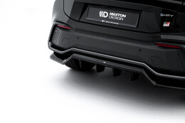 Mittlerer Cup Diffusor DTM Look Heck Ansatz für Toyota C-HR Mk2 schwarz Hochglanz