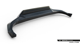 Mittlerer Cup Diffusor DTM Look Heck Ansatz für Toyota C-HR Mk2 schwarz Hochglanz