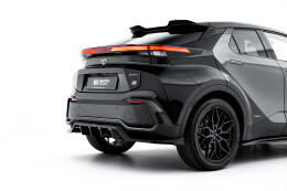 Mittlerer Cup Diffusor DTM Look Heck Ansatz passend für Toyota C-HR Mk2 schwarz Hochglanz