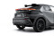 Mittlerer Cup Diffusor DTM Look Heck Ansatz für Toyota C-HR Mk2 schwarz Hochglanz