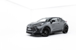 Seitenschweller Ansatz Cup Leisten für Toyota C-HR Mk2 schwarz Hochglanz
