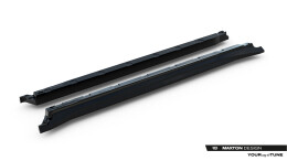 Street+ Seitenschweller Leisten passend für Toyota C-HR Mk2 schwarz Hochglanz