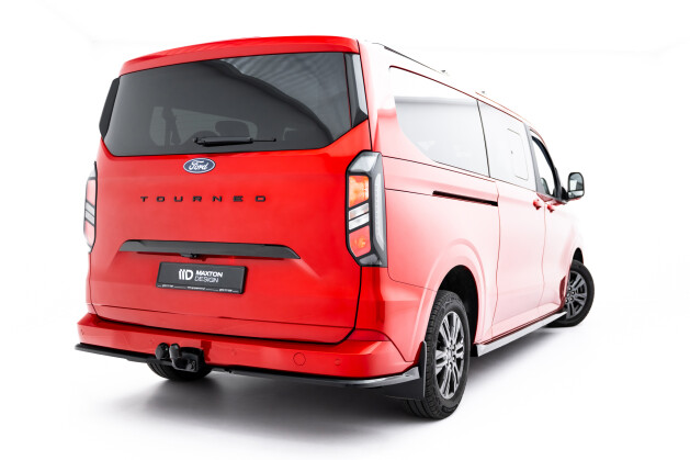 Heck Ansatz Flaps Diffusor für Ford Transit Custom / Tourneo Custom Mk2 schwarz Hochglanz