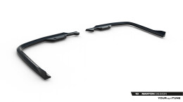 Heck Ansatz Flaps Diffusor für Ford Transit Custom / Tourneo Custom Mk2 schwarz Hochglanz