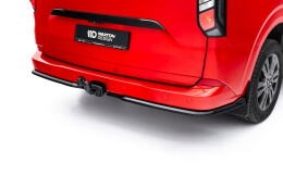 Heck Ansatz Flaps Diffusor passend für Ford Transit Custom / Tourneo Custom Mk2 schwarz Hochglanz