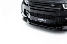 Cup Spoilerlippe Front Ansatz für Land Rover Defender Mk4 schwarz Hochglanz