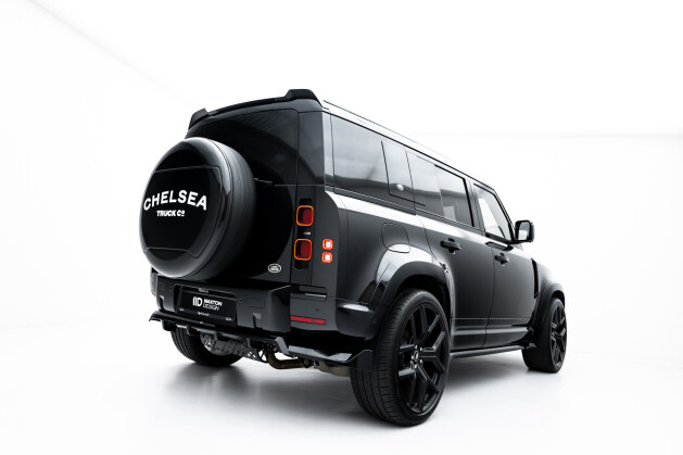Mittlerer Cup Diffusor DTM Look Heck Ansatz für Land Rover Defender Mk4 schwarz Hochglanz