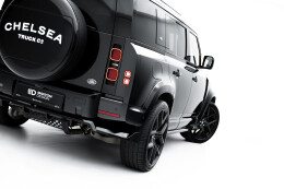 Mittlerer Cup Diffusor DTM Look Heck Ansatz für Land Rover Defender Mk4 schwarz Hochglanz