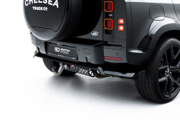 Mittlerer Cup Diffusor DTM Look Heck Ansatz für Land Rover Defender Mk4 schwarz Hochglanz