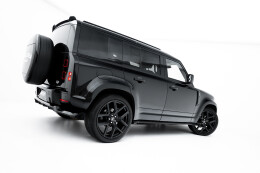 Seitenschweller Ansatz Cup Leisten für Land Rover Defender 110 Mk4 schwarz Hochglanz