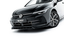 Cup Spoilerlippe Front Ansatz V.1 für VW Golf Mk8 Facelift schwarz Hochglanz