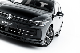 Cup Spoilerlippe Front Ansatz V.1 für VW Golf Mk8 Facelift schwarz Hochglanz