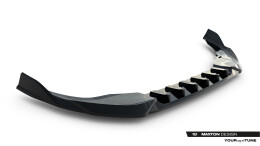 Cup Spoilerlippe Front Ansatz V.1 für VW Golf Mk8 Facelift schwarz Hochglanz