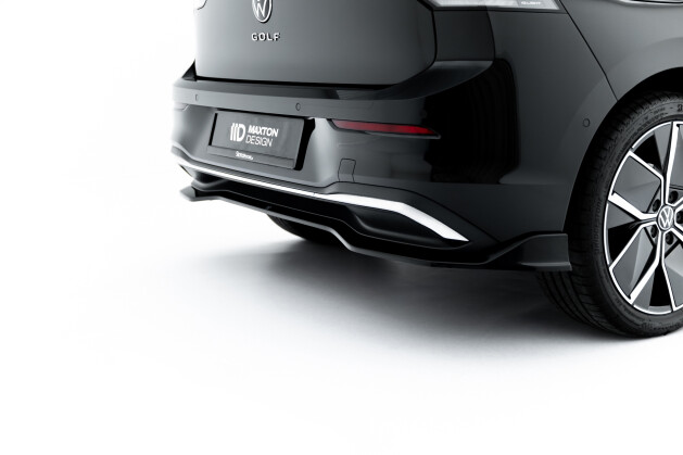 Heckansatz VW Golf Mk8 Facelift schwarz Hochglanz