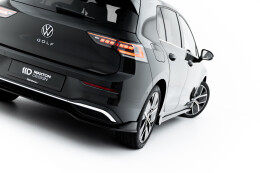 Heckansatz VW Golf Mk8 Facelift schwarz Hochglanz