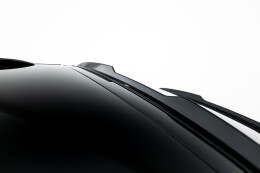 Höher Heck Spoiler Aufsatz Abrisskante für Porsche Macan EV Mk1 schwarz Hochglanz