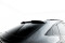 Höher Heck Spoiler Aufsatz Abrisskante für Porsche Macan EV Mk1 schwarz Hochglanz