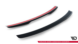 Heck Spoiler Aufsatz Abrisskante für Ford Mustang Dark Horse Mk7 schwarz Hochglanz