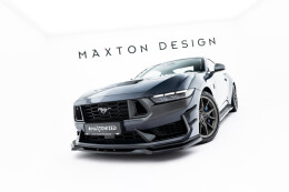 Cup Spoilerlippe Front Ansatz V.2 passend für Ford Mustang Dark Horse Mk7 schwarz Hochglanz