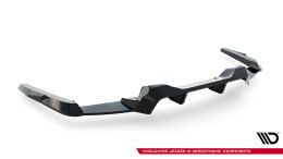 Mittlerer Cup Diffusor DTM Look Heck Ansatz für Ford Mustang Dark Horse Mk7 schwarz Hochglanz