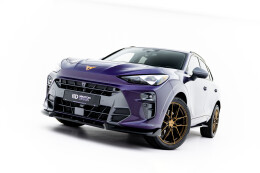Cup Spoilerlippe Front Ansatz V.1 für Cupra Terramar Mk1 schwarz Hochglanz