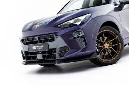Cup Spoilerlippe Front Ansatz V.1 für Cupra Terramar Mk1 schwarz Hochglanz
