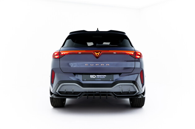 Mittlerer Cup Diffusor DTM Look Heck Ansatz für V.1 Cupra Terramar Mk1 schwarz Hochglanz