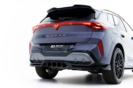 Mittlerer Cup Diffusor DTM Look Heck Ansatz für V.1 Cupra Terramar Mk1 schwarz Hochglanz