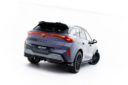 Street+ Mittlerer Diffusor RACE Heck Ansatz V.1 passend für CUPRA Terramar Mk1 schwarz Hochglanz