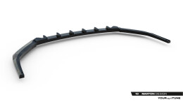 Cup Spoilerlippe Front Ansatz für Lexus RX F-Sport Mk4 Facelift schwarz Hochglanz
