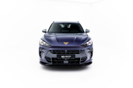 Cup Spoilerlippe Front Ansatz V.2 für Cupra Terramar Mk1 schwarz Hochglanz