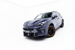 Cup Spoilerlippe Front Ansatz V.2 für Cupra Terramar Mk1 schwarz Hochglanz