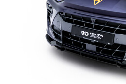 Cup Spoilerlippe Front Ansatz V.2 passend für Cupra Terramar Mk1 schwarz Hochglanz