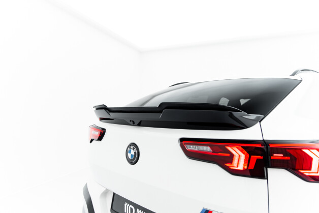 Heck Spoiler Aufsatz Abrisskante für BMW X2 M35i U10 schwarz Hochglanz