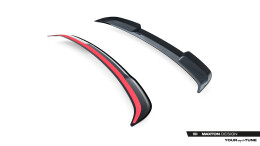 Heck Spoiler Aufsatz Abrisskante passend für BMW X2 M35i U10 schwarz Hochglanz