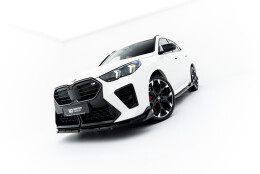 Cup Spoilerlippe Front Ansatz für BMW X2 M35i U10 schwarz Hochglanz