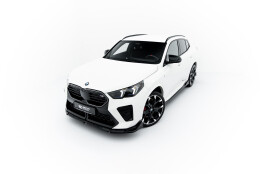 Cup Spoilerlippe Front Ansatz für BMW X2 M35i U10 schwarz Hochglanz