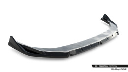 Cup Spoilerlippe Front Ansatz für BMW X2 M35i U10 schwarz Hochglanz