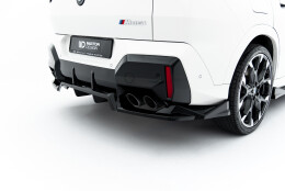 Mittlerer Cup Diffusor DTM Look Heck Ansatz für BMW X2 M35i U10 schwarz Hochglanz