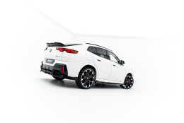 Mittlerer Cup Diffusor DTM Look Heck Ansatz für BMW X2 M35i U10 schwarz Hochglanz